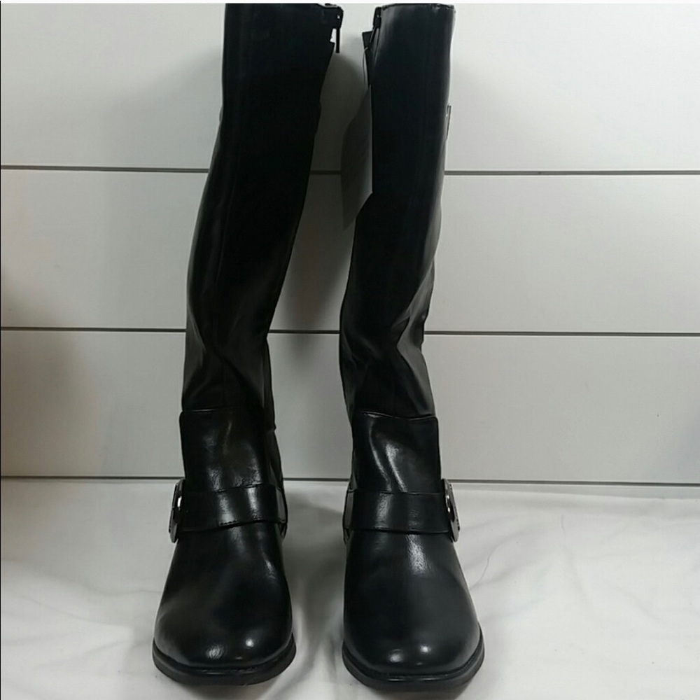 Life Stride black, wide calf boots. Sz 7M - Picture 2 of 7